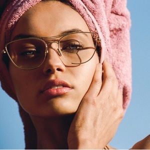 Sunday Somewhere Jarjar 156-PGO Women's Pink Cat-Eye Sunglasses 59-18-145 New